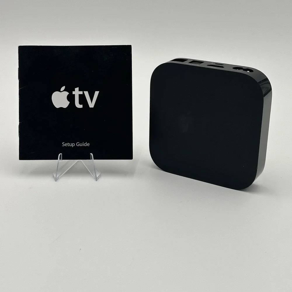 Apple TV 3rd Gen A1469 1080p Media Streamer w/ Remote & Manual Tested No Cord